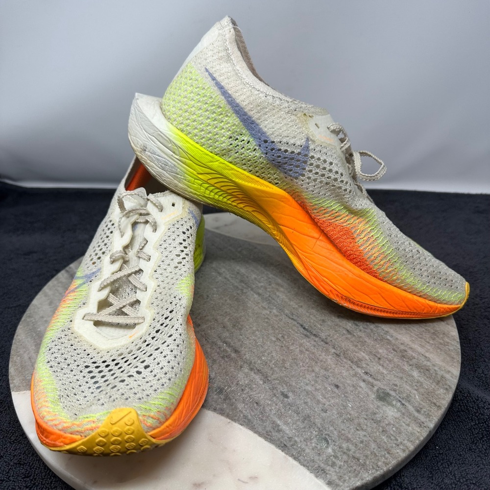 Nike ZoomX Vaporfly Next% 3 Sail Total Orange Mens 10.5 Running Shoes DV4129-101